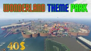 FiveM Wonderland Theme Park - Premium MLO & Interactive Experience