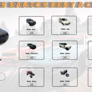 ESX Rent Car | Advanced Vehicle Rental Script for FiveM