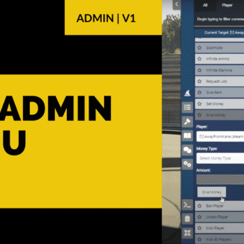 ESX Admin Menu Script - Premium Admin Management System for FiveM